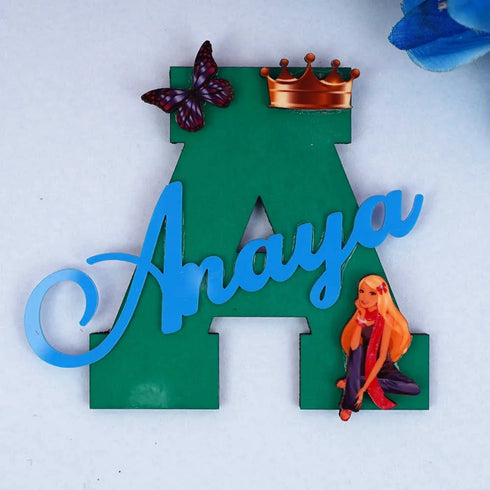 Personalised Mini Name Plate Fridge Magnet
